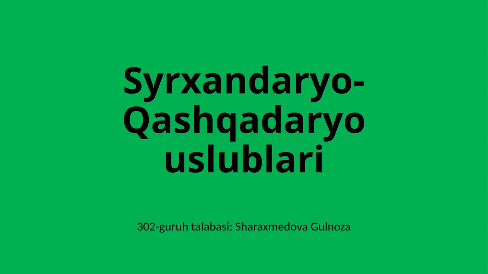 Surxondaryo-qashqadaryomusiqauslubi