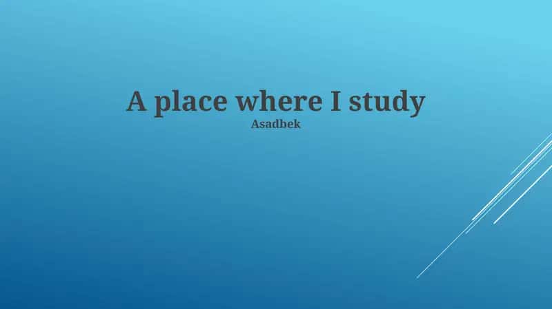 The Ideal Study Environment