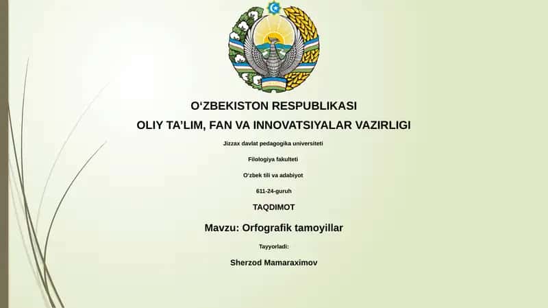 Orfografik tamoyillar