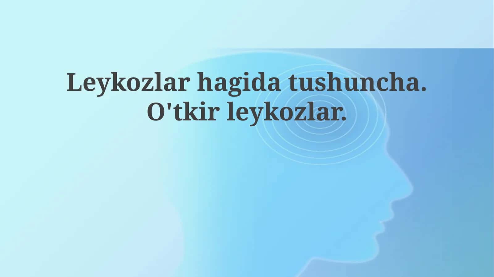 Leykoz: Ta'rif va Tasnif