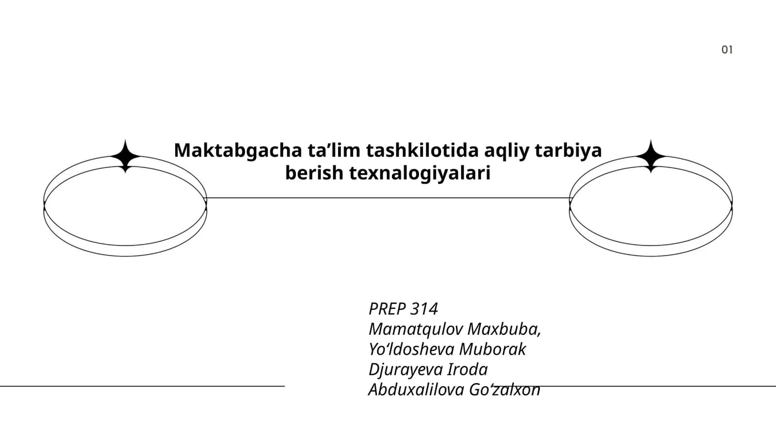 Maktabgacha ta’lim tashkilotida aqliy tarbiya berish texnalogiyalari