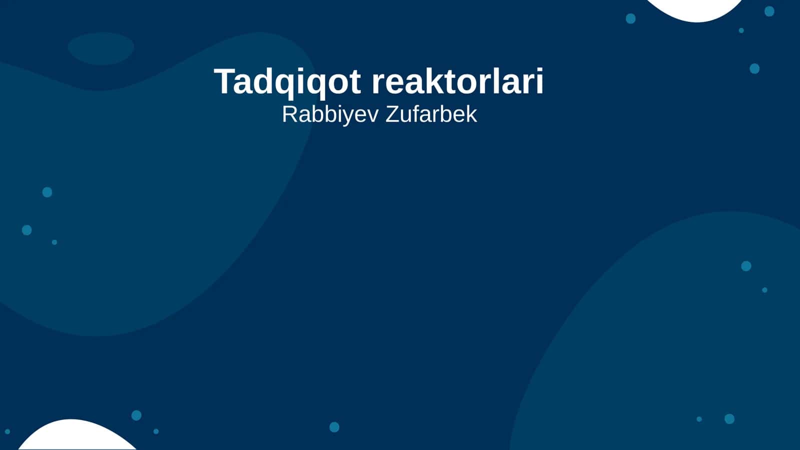 Tadqiqot reaktorlari