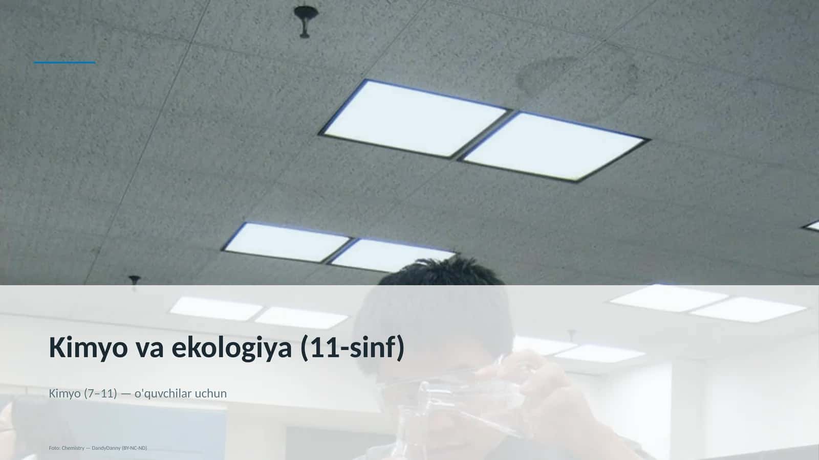 Kimyo va ekologiya (11-sinf)