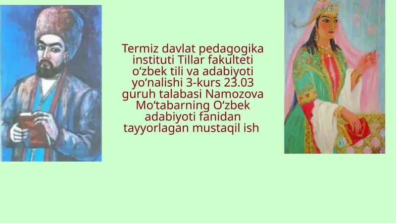 Zahiriddin Muhammad Bobur lirikasi Vatan sog‘inchi