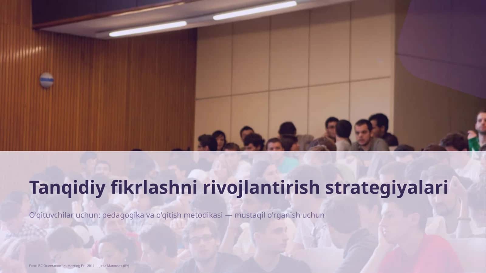 Tanqidiy fikrlashni rivojlantirish strategiyalari