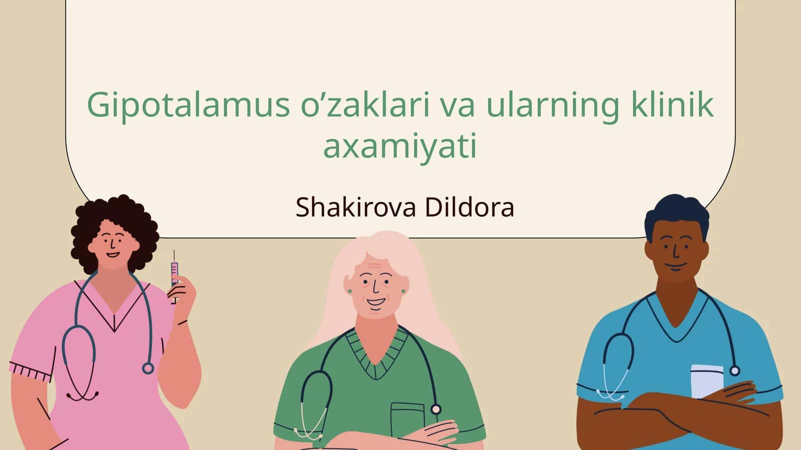 Gipotalamus o’zaklari va ularning klinik axamiyati