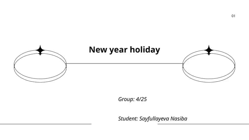 New year holiday
