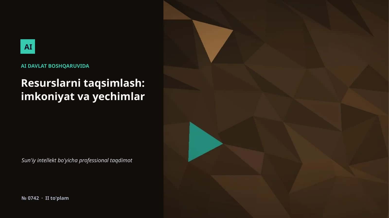 AI DAVLAT BOSHQARUVIDA