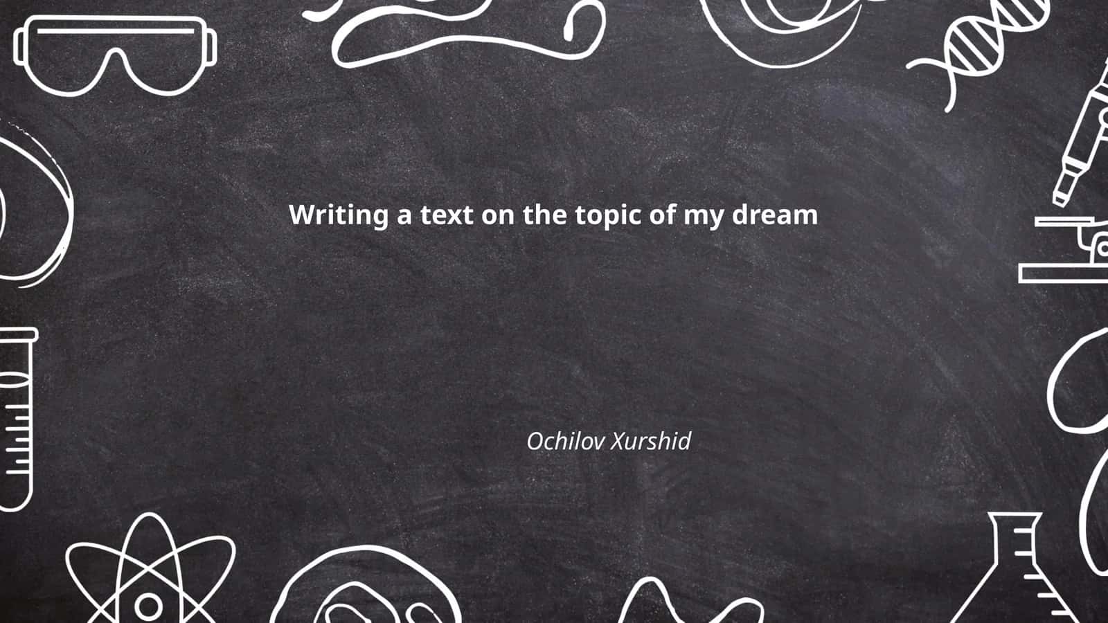Dream Text Writing