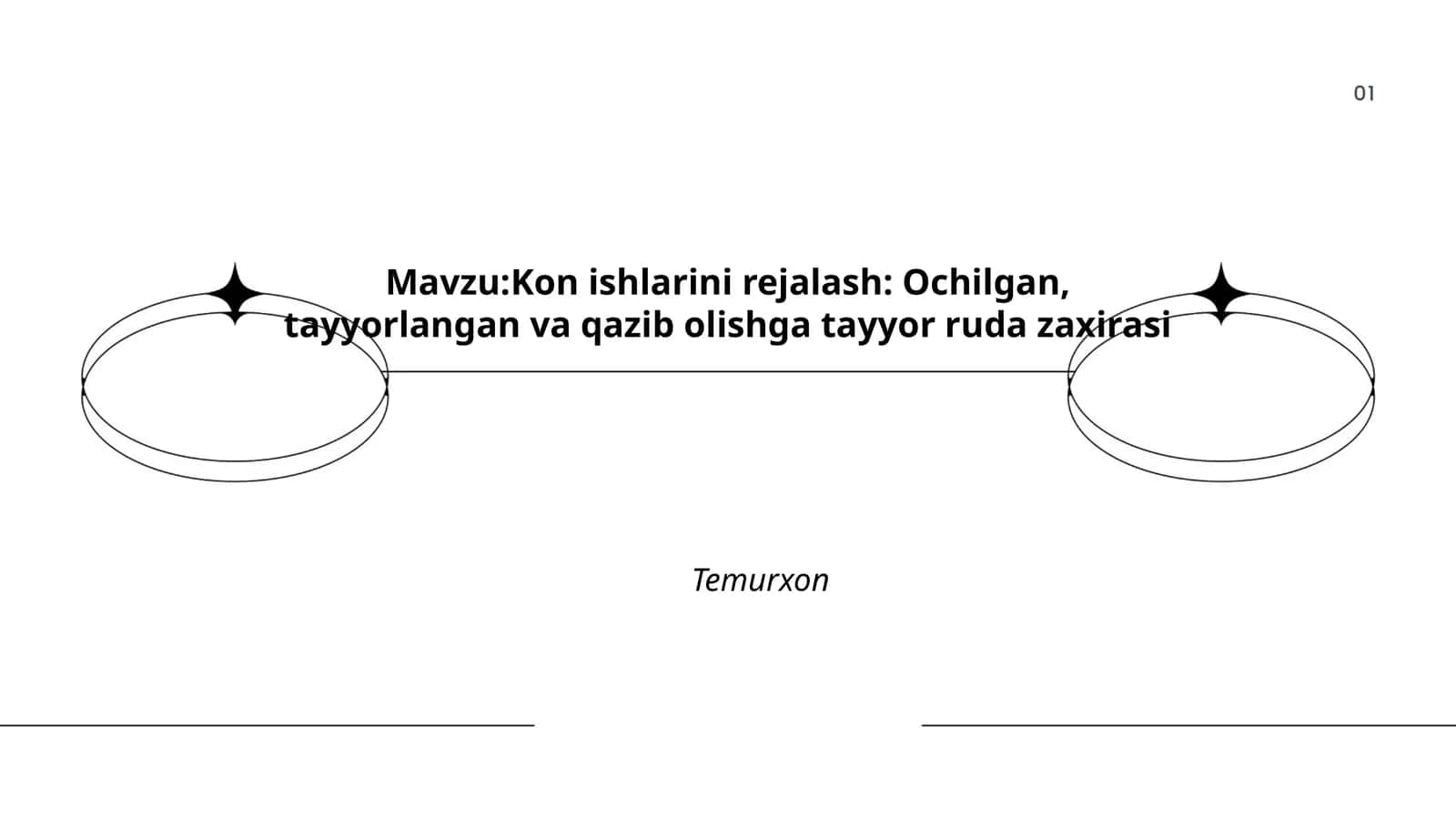 Kon ishlarini rejalash: Ochilgan, tayyorlangan va qazib olishga tayyor ruda zaxirasi