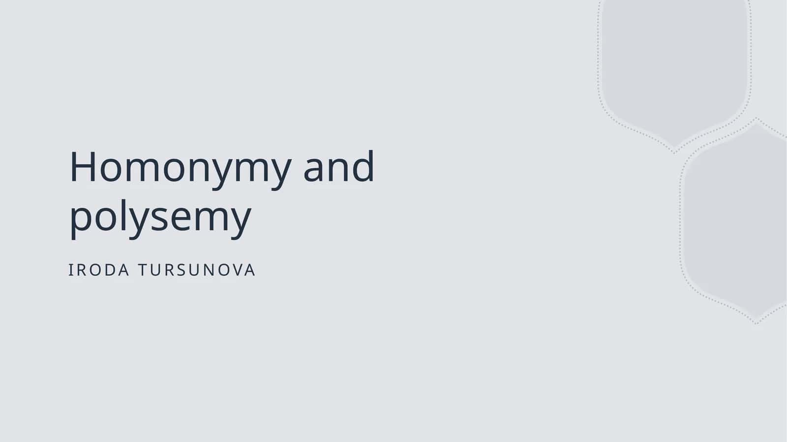 Defining Homonymy and Polysemy: Core Concepts in Linguistic Semantics