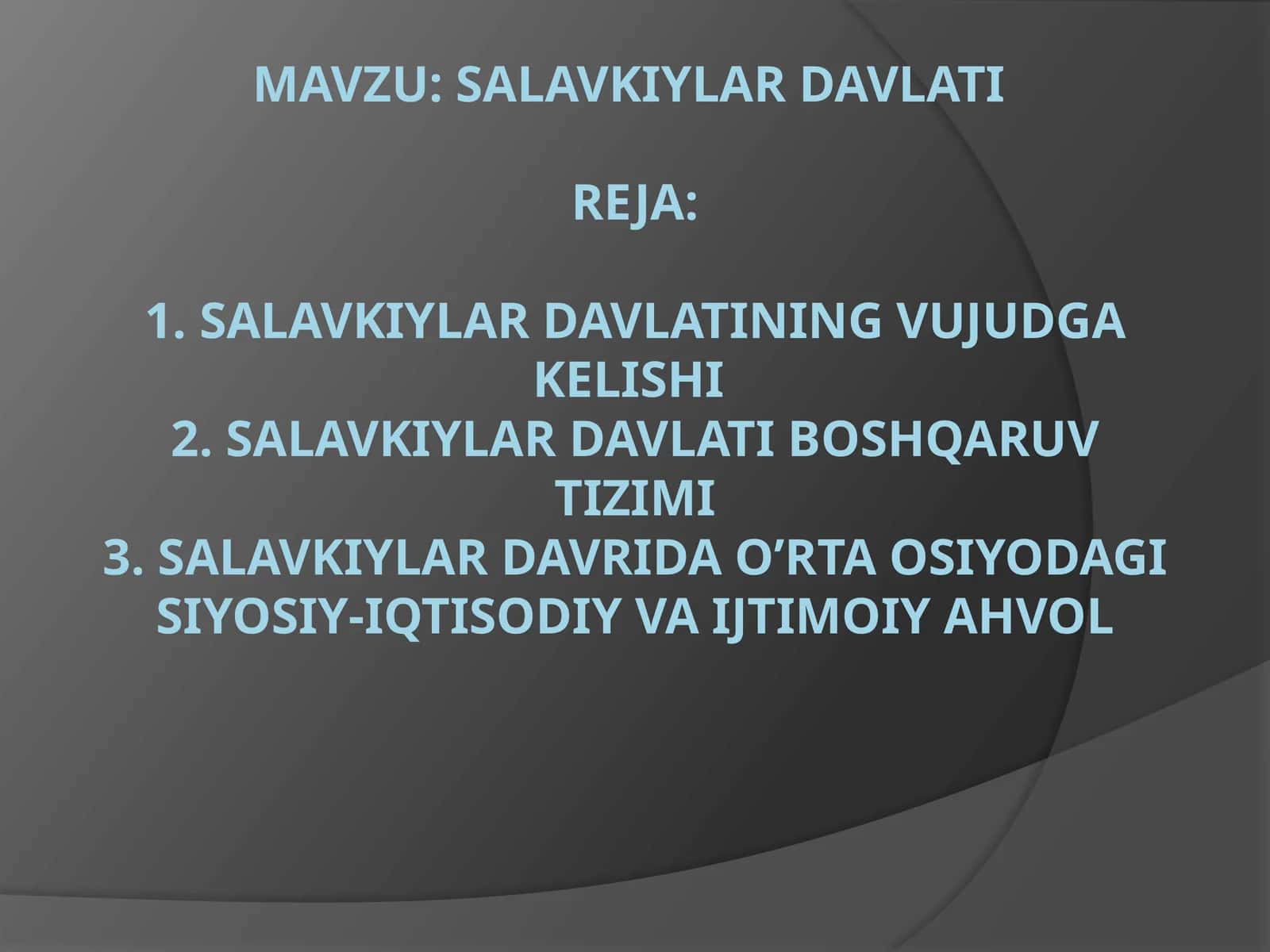 Salavkiylar davlati