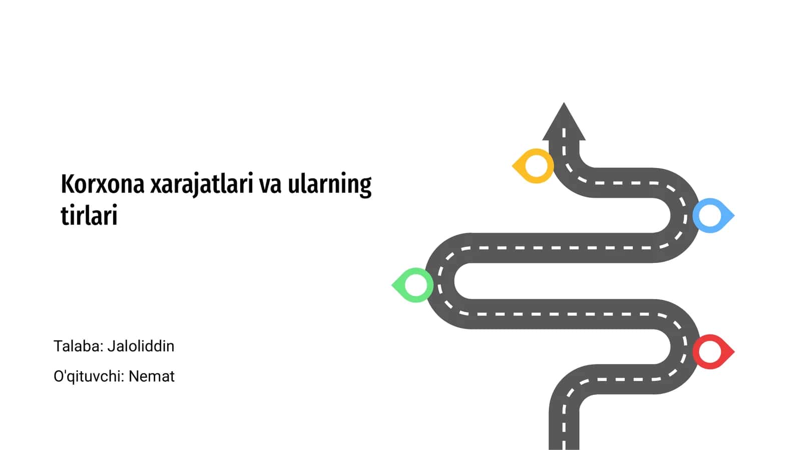 Korporatsiya xarajatlarining asosiy tushunchasi