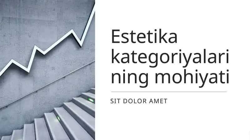 Estetika kategoriyalarining mohiyati