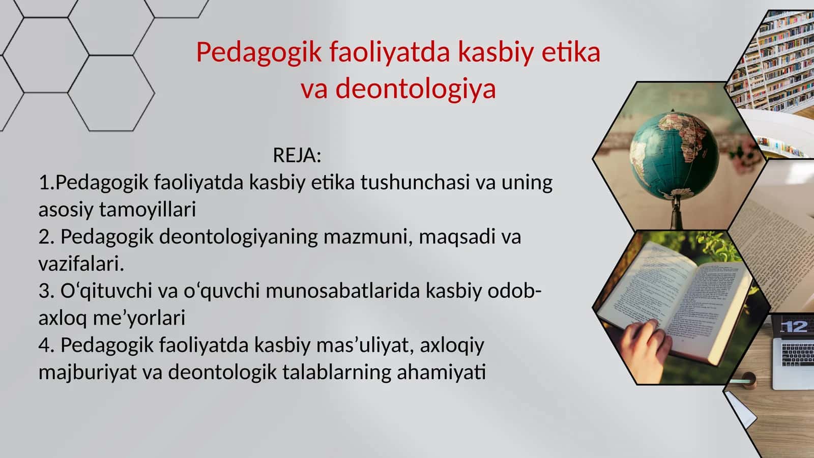 Pedagogik faoliyatda kasbiy etika va deontologiya