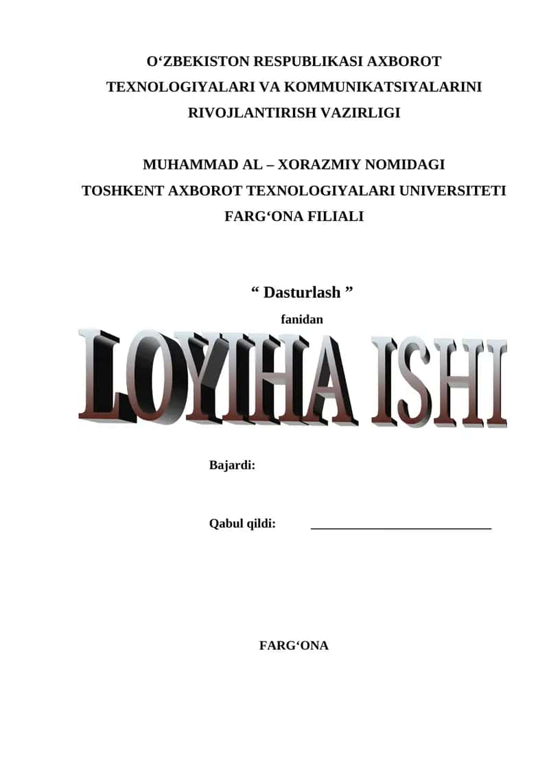ICHMA-ICH JOYLASHGAN REKURSIV JARAYONLARI