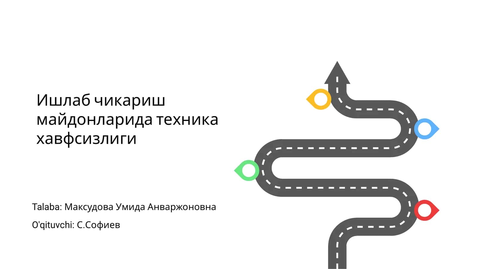 Ишлаб чиқариш майдонларида техника хавфсизлиги