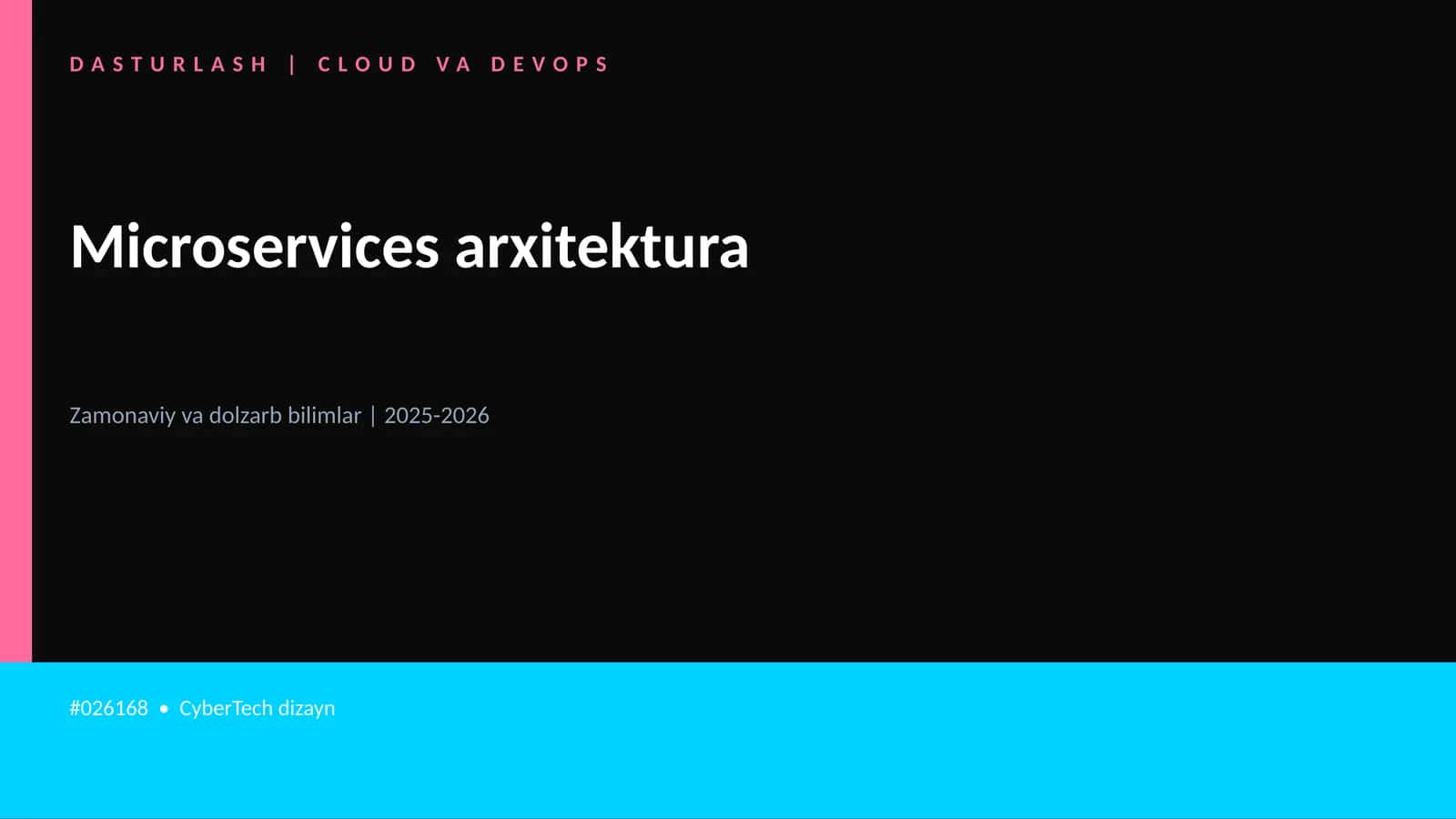 Microservices arxitektura