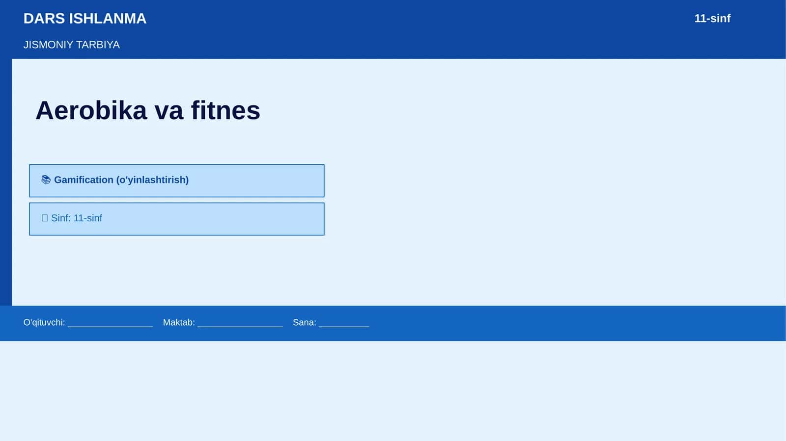 Aerobika va fitnes