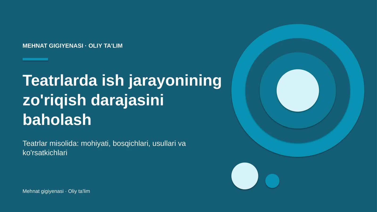 teatrlarda ish jarayonining zo'riqish darajasini baholash 1323
