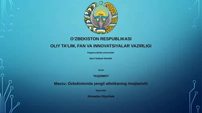 O'zbekistonda yengil atletikaning rivojlanishi