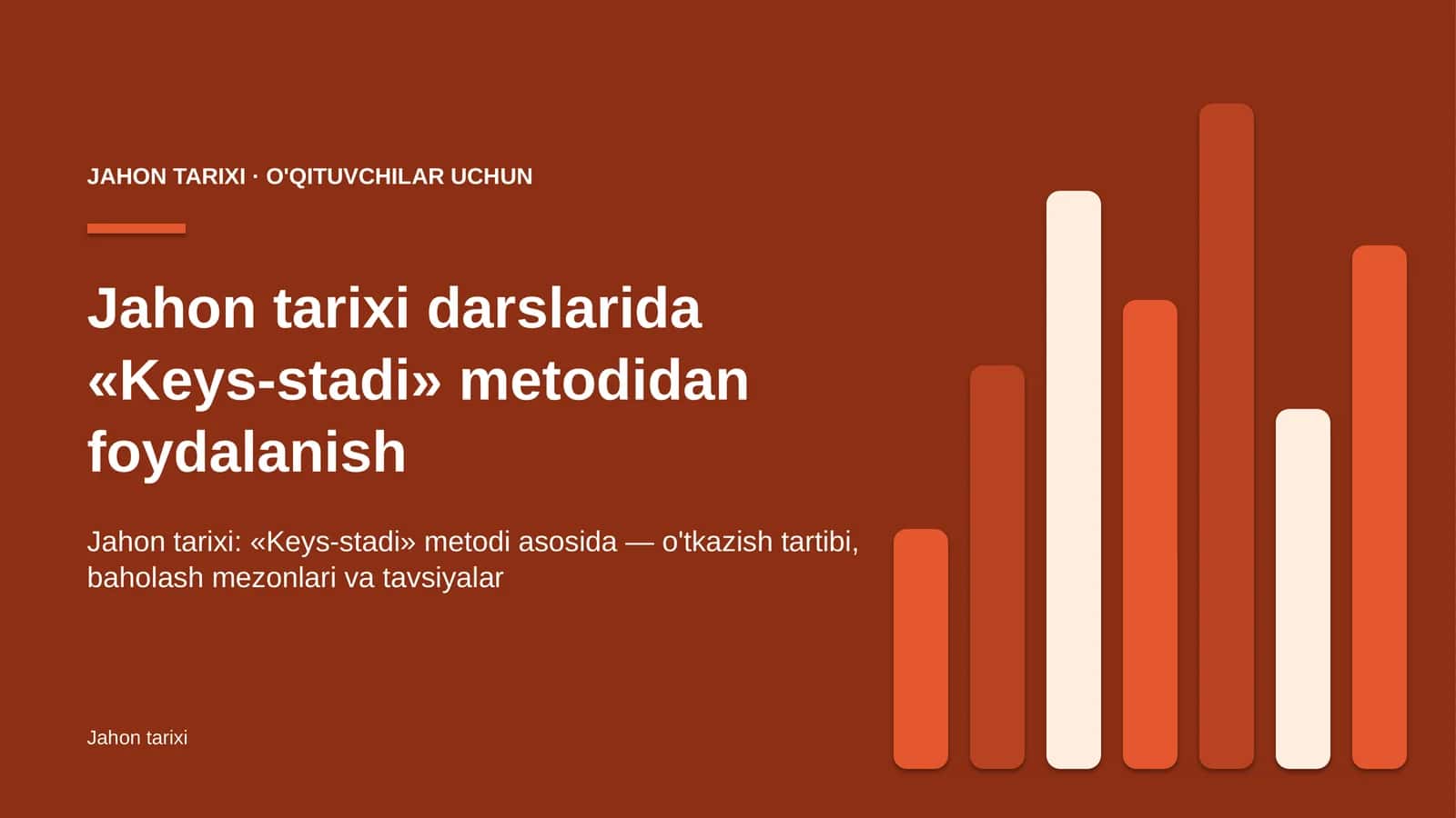 jahon tarixi darslarida keys stadi metodidan foydalanish 8244