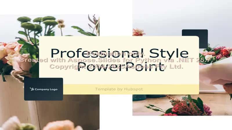 Professional Style PowerPoint Template
