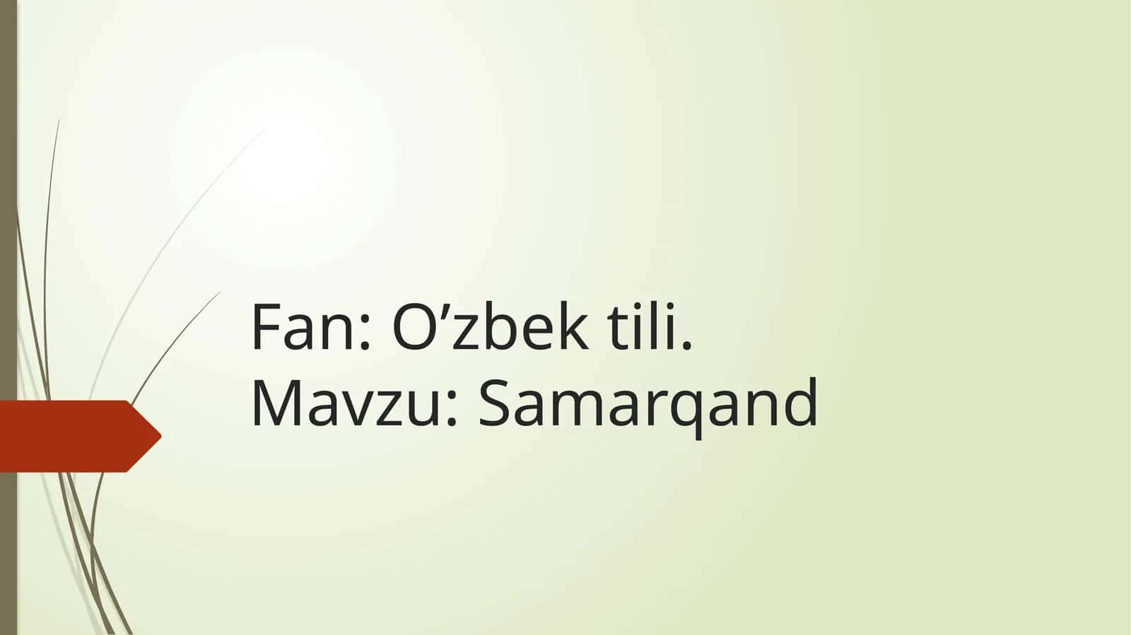 Samarqand