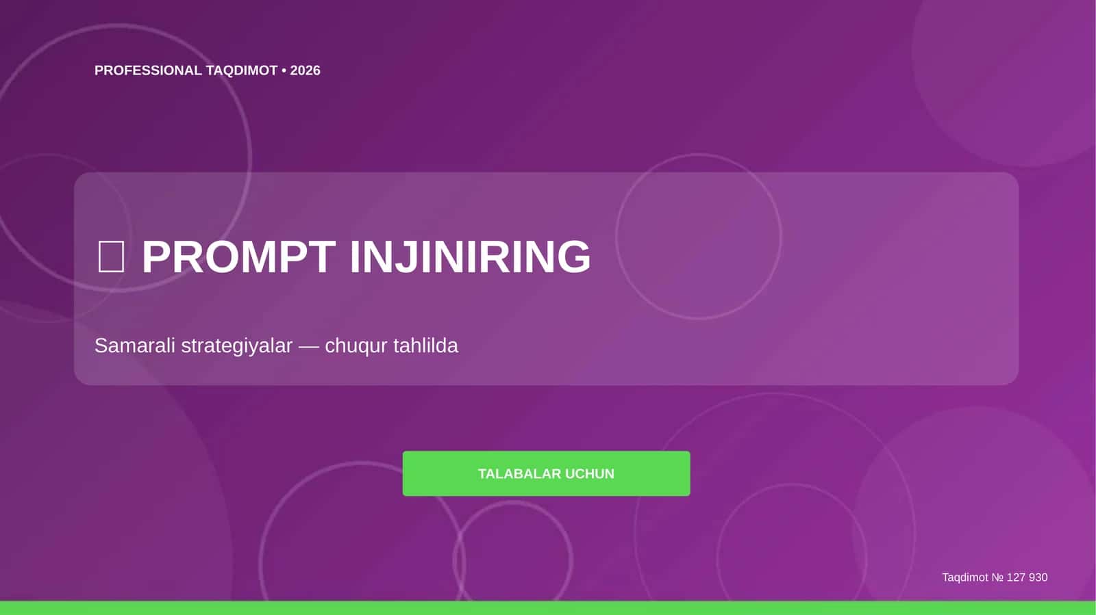 PROMPT INJINIRING