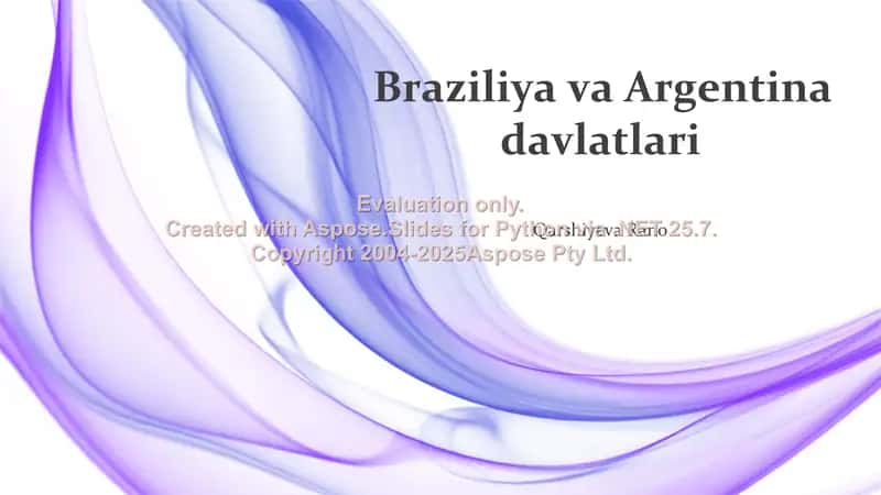 Braziliya va Argentina davlatlari
