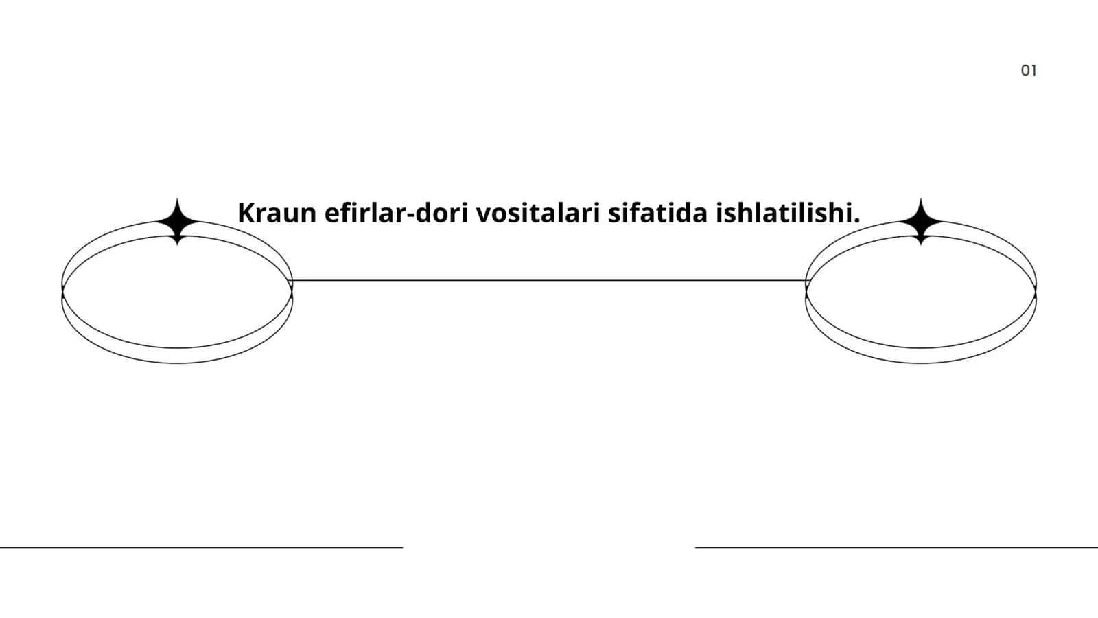 Kraun efirlar-dori vositalari sifatida ishlatilishi