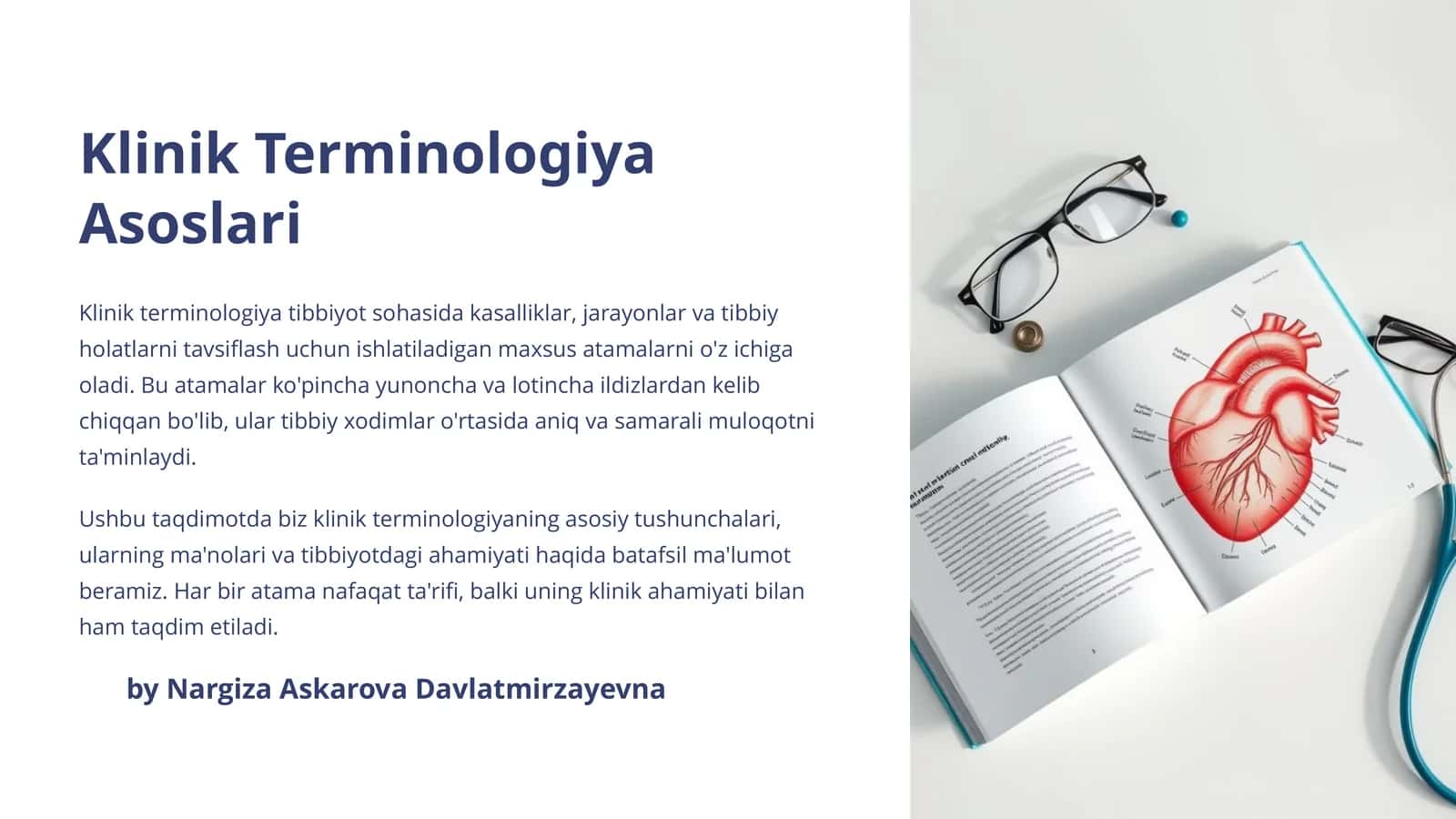 Klinik Terminologiya Asoslari