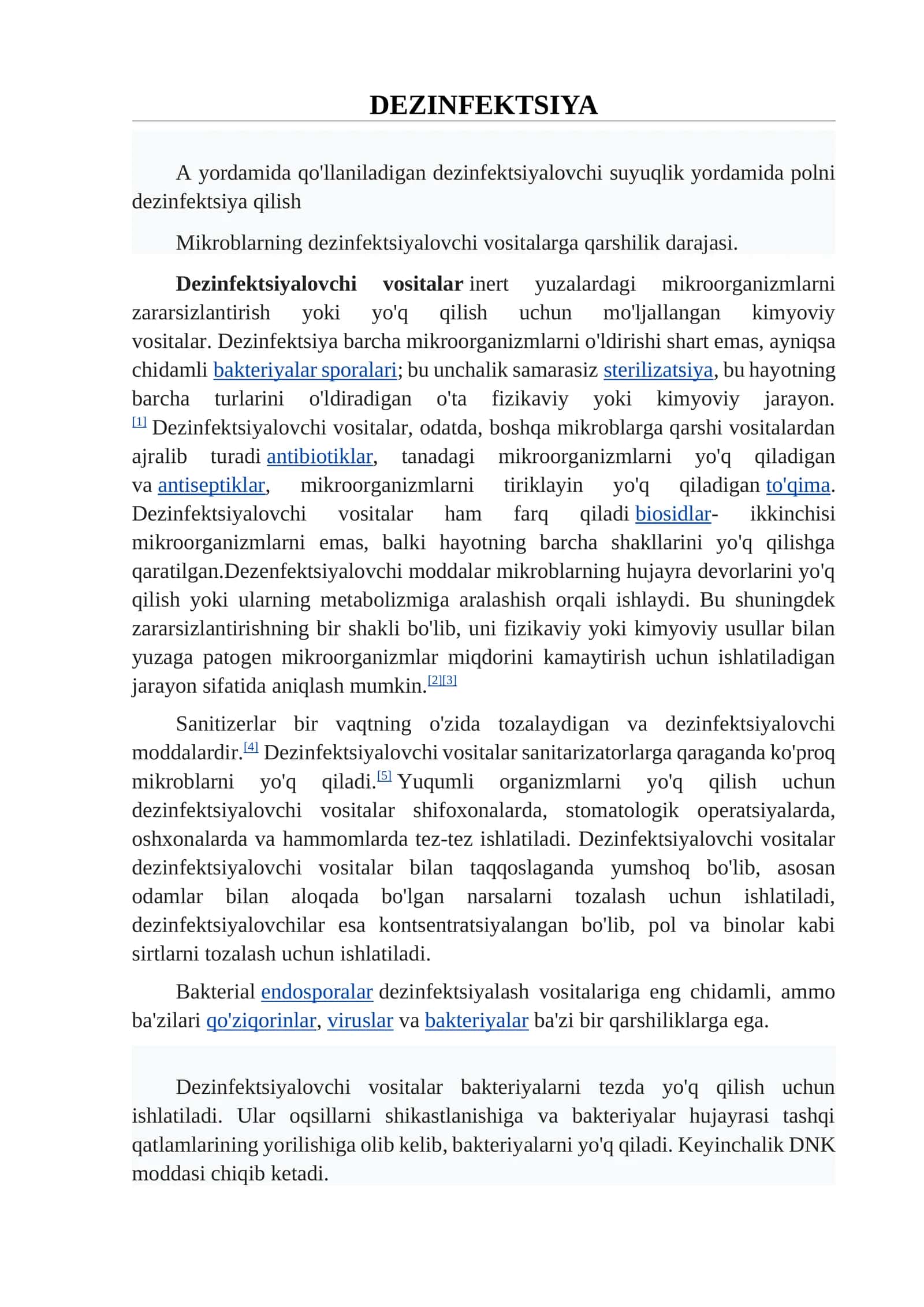 DEZINFEKTSIYA