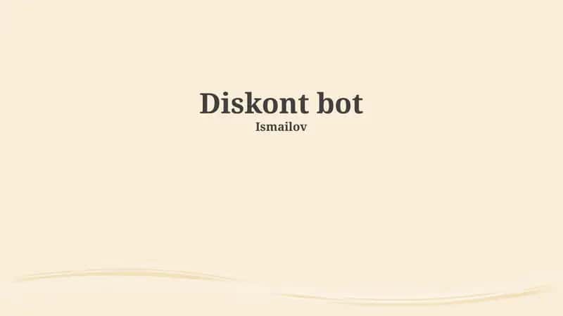 Diskont bot