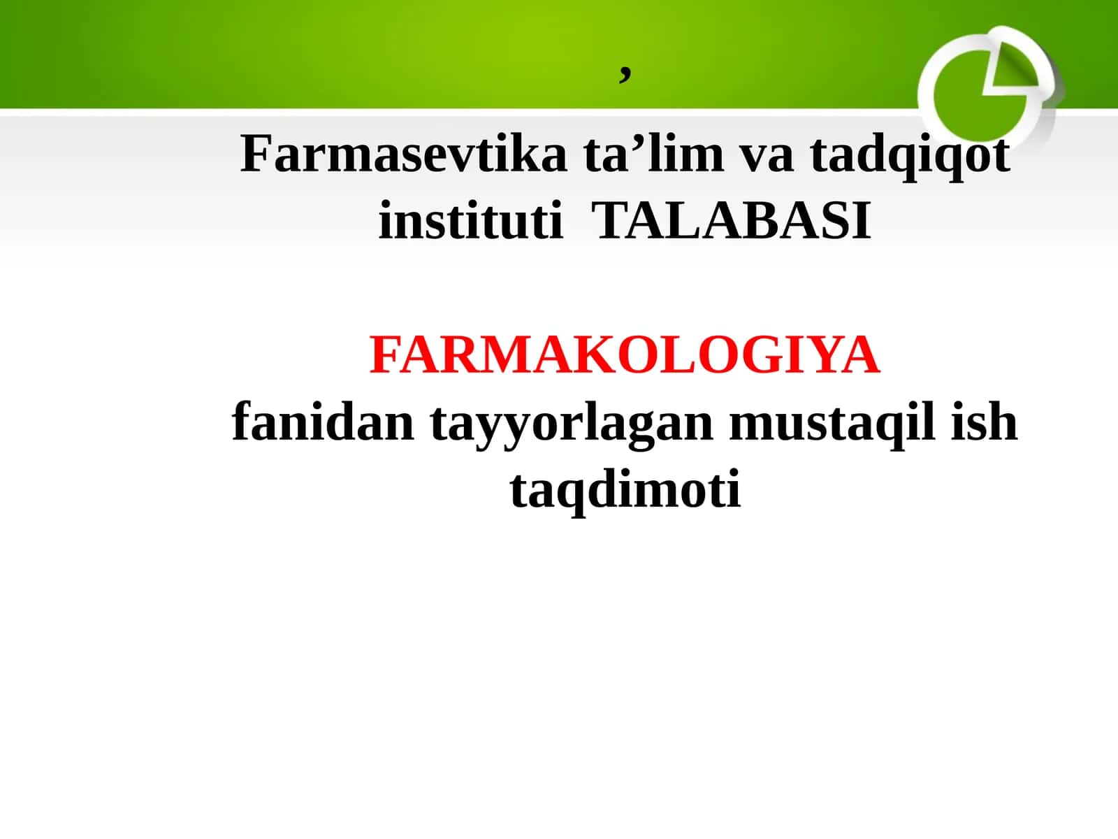 Tropikamid haqida umumiy tushuncha