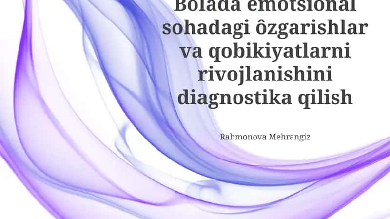 Hissiy soha oʻzgarishlarini tashxislash