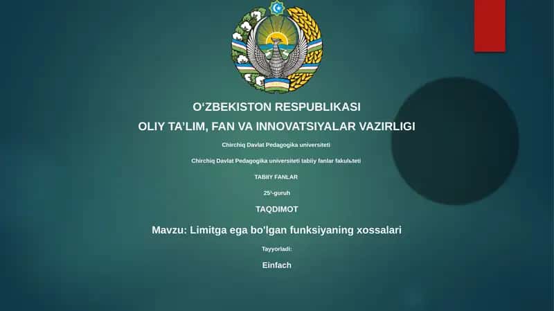 Limitning ta'rifi