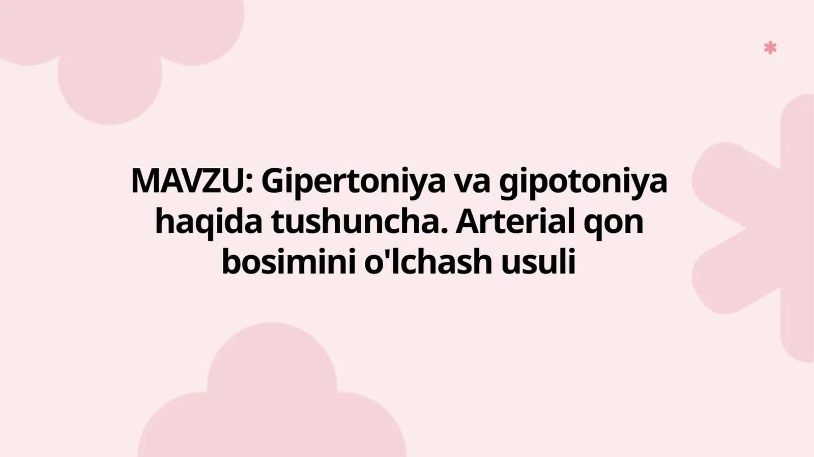 Gipertoniyavagipotoniyahaqidatushuncha