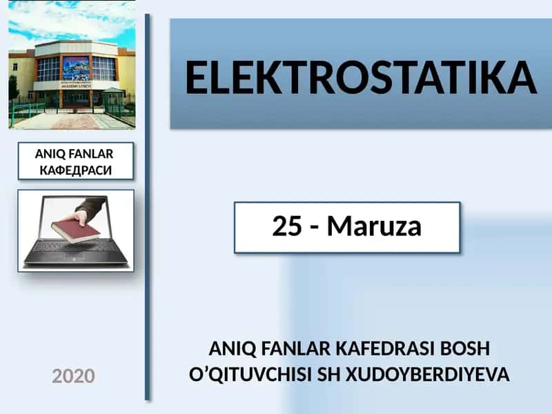 ELEKTROSTATIKA