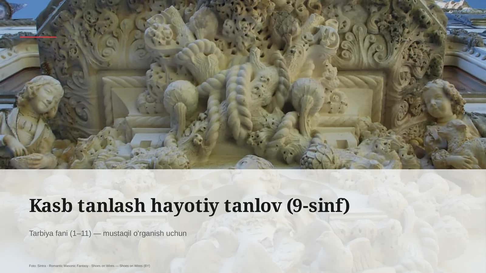 Kasb tanlash hayotiy tanlov (9-sinf)