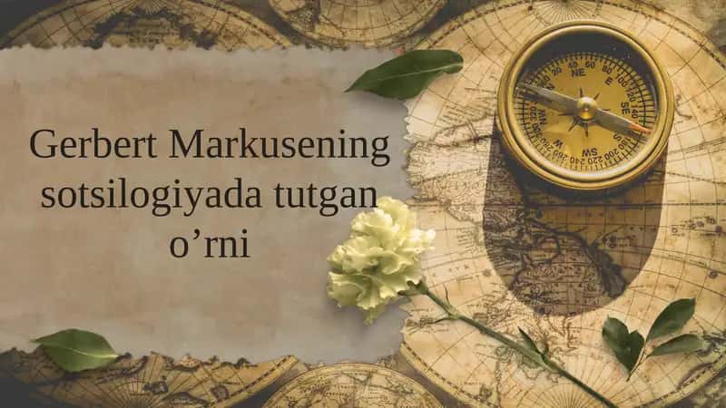 Gerbert Markusening sotsiologiyada tutgan oʻrni