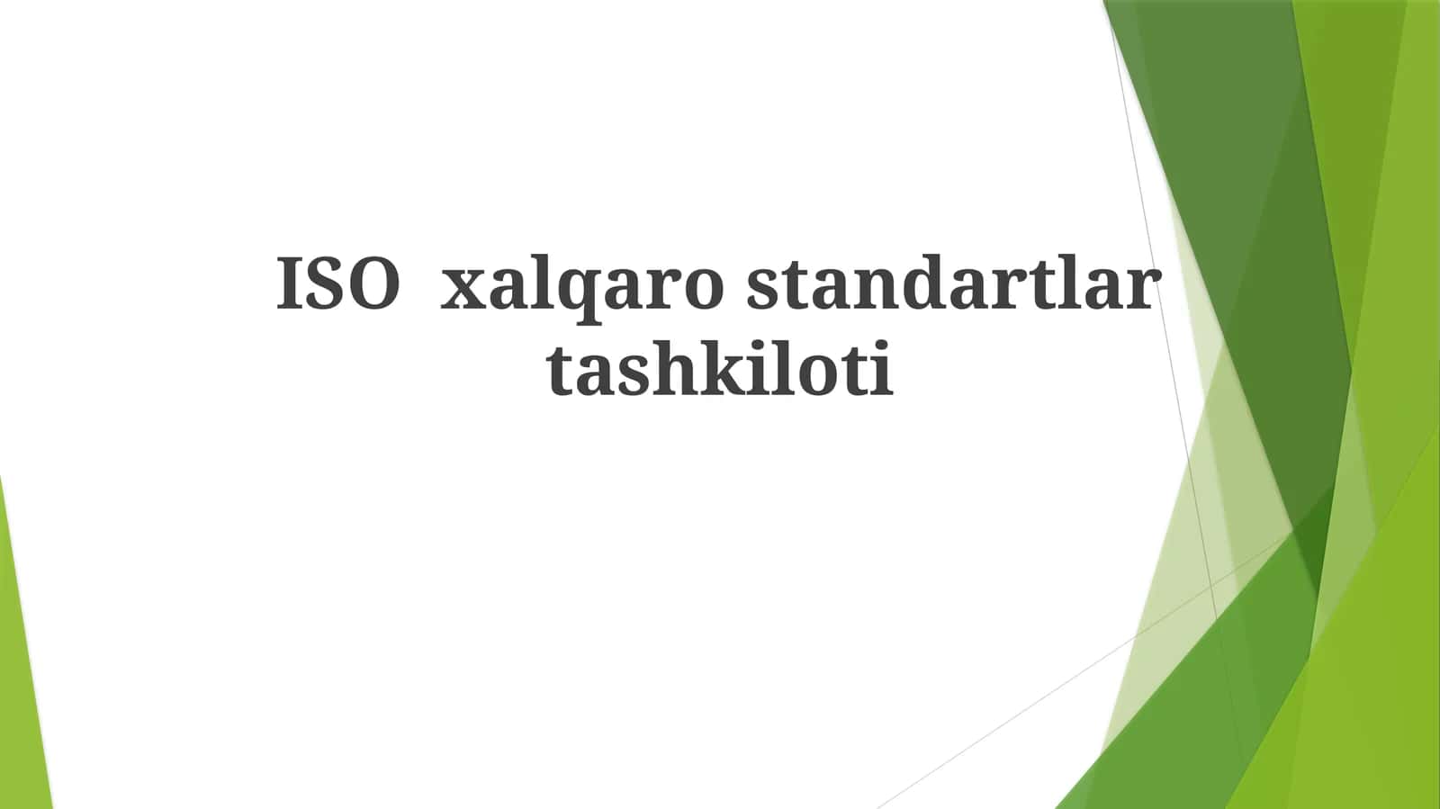ISOxalqarostandartlartashkiloti