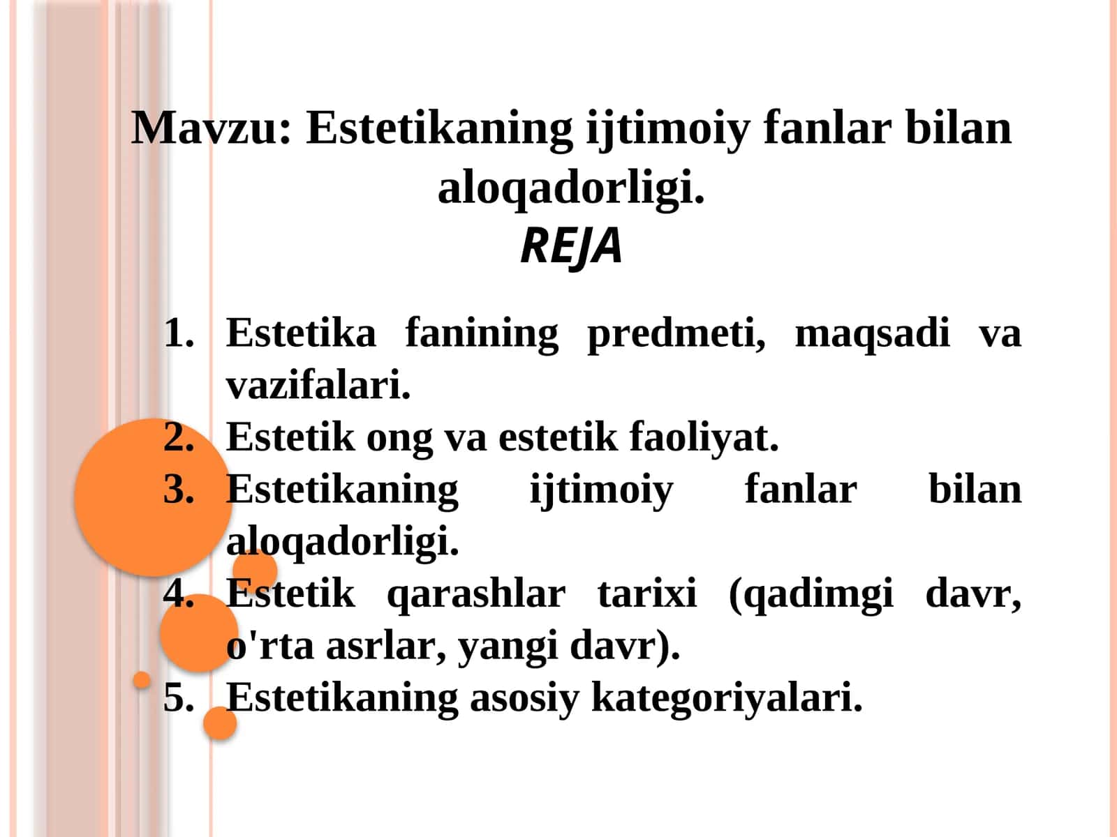 Estеtikаning ijtimоiy fаnlаr bilаn аlоqаdоrligi