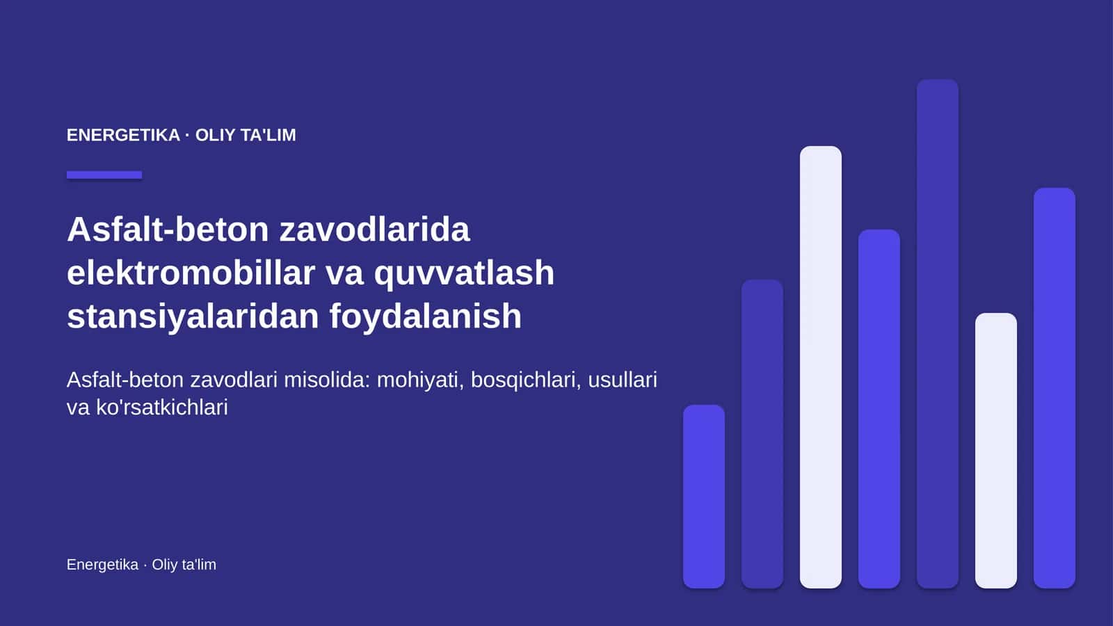 Elektromobillar va quvvatlash stansiyalari: mohiyati