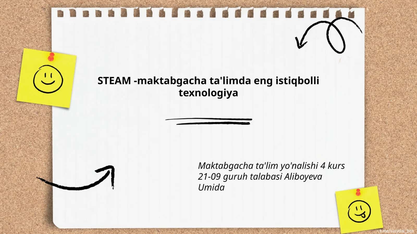 STEAM -maktabgacha ta'limda eng istiqbolli texnologiya