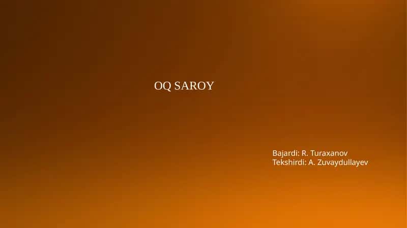 OQ SAROY
