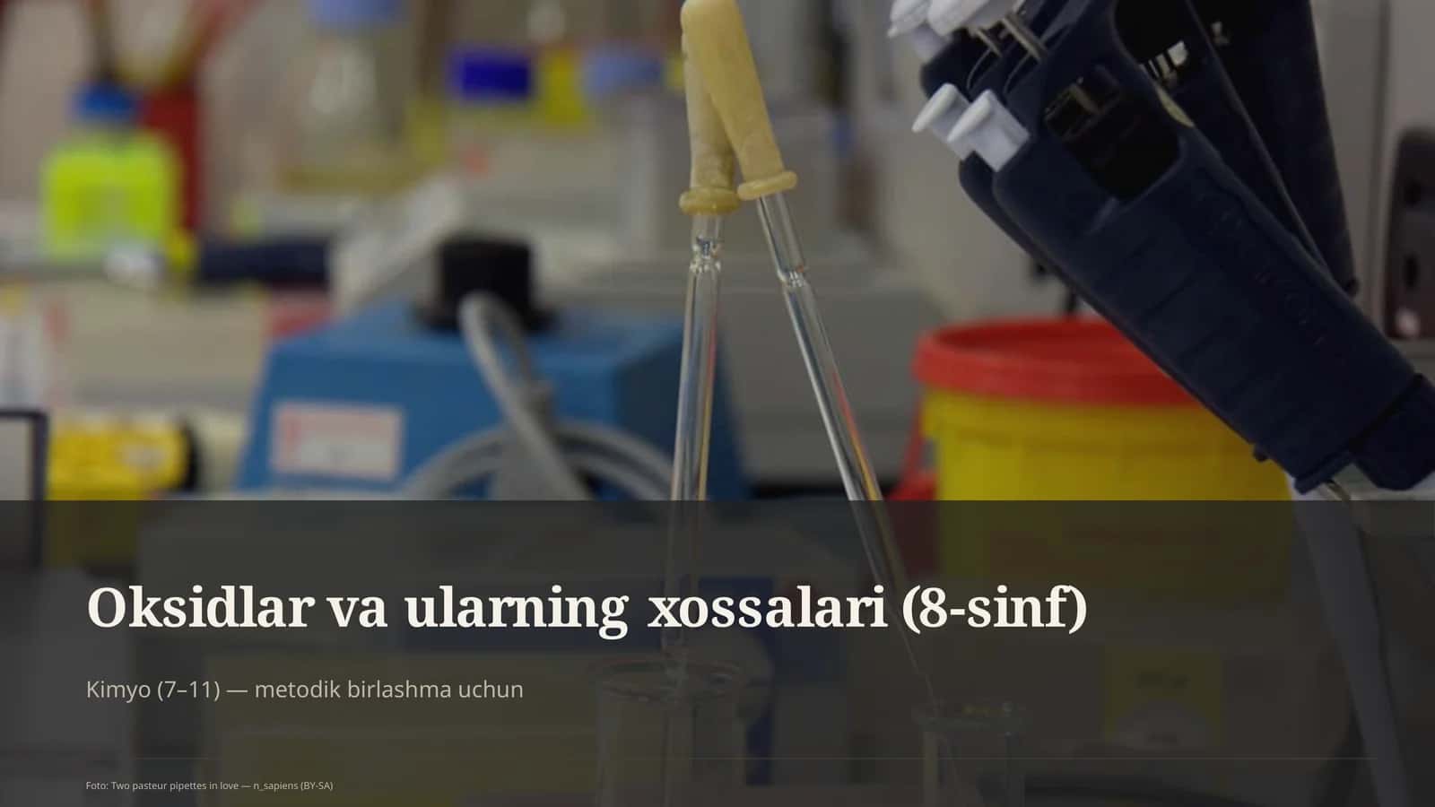 Oksidlar va ularning xossalari (8-sinf)