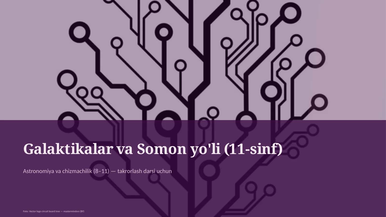 Galaktikalar va Somon yo'li (11-sinf)