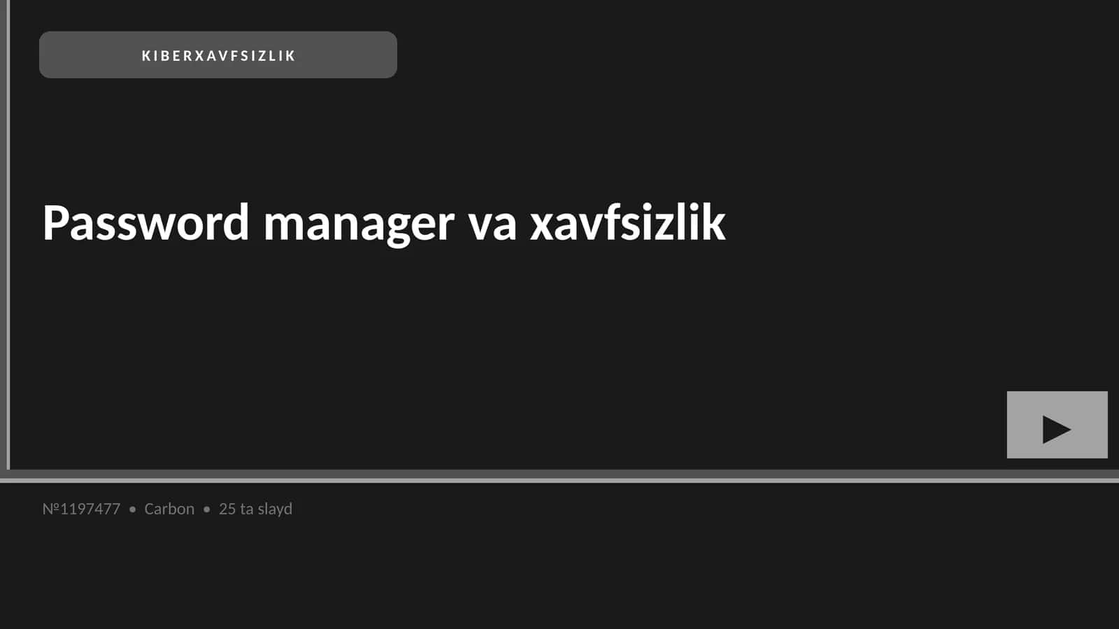 KIBERXAVFSIZLIK