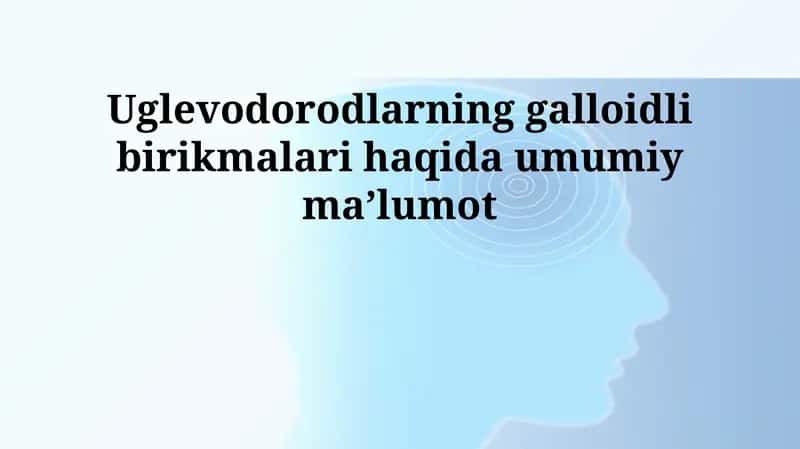 Organohalogenlar